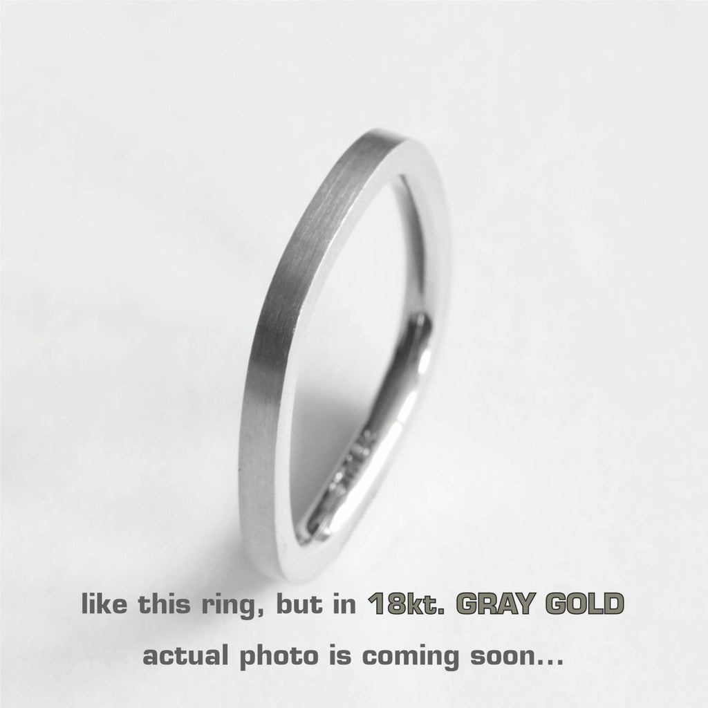 284 SALE - SINGLE METAL WEDDING RING